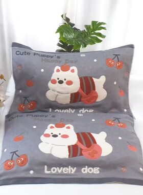 10层纱布加厚加大纯棉纱布高档欧式单人成人枕巾尺寸52X78CM