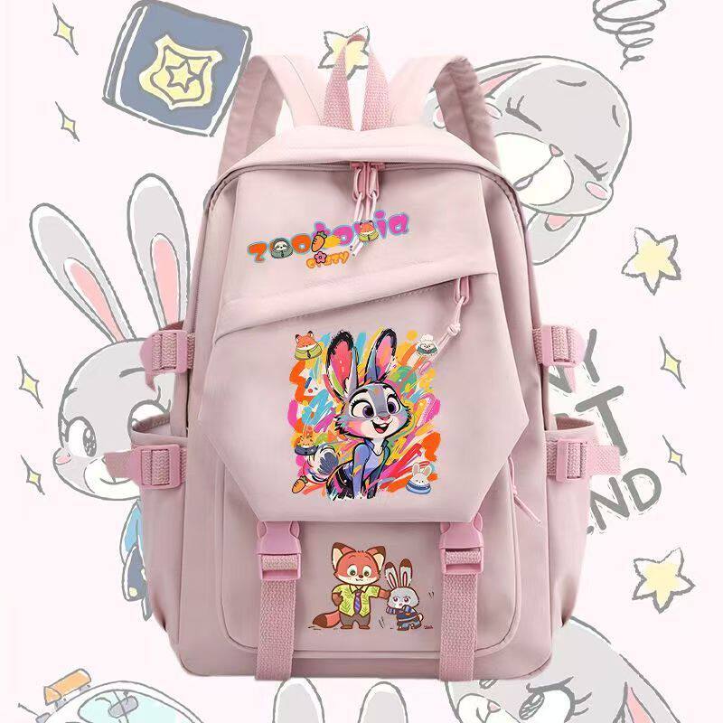 疯狂动物城动漫周边朱迪尼克狐小学生书包男女休闲大容量双肩背包