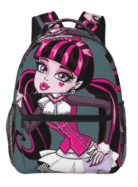 跨境书包Monster high school 数码印花小学生幼儿园轻便双肩背包