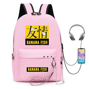 战栗杀机双肩包亚修背包奥村英二周边动漫书包BANANA FISH跨境潮