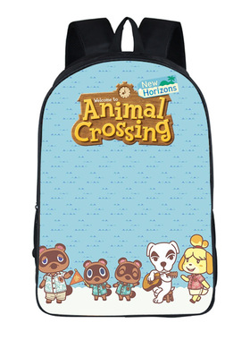 Animal Crossing动物森友会双肩包 动漫周边印花中小学生双肩背包