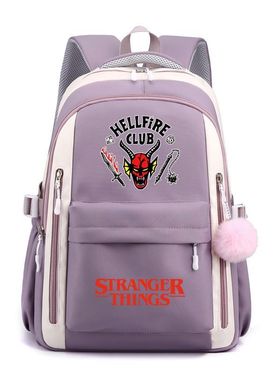 新款怪奇物语 Stranger Things4 周边双肩背包学生书包男女包