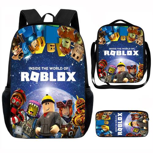 支持速卖通JIT代发 Roblox罗布乐思跨进热销书包厂家直售小学书包