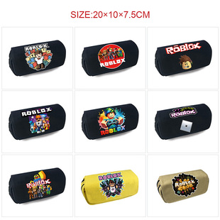 虚拟世界游戏roblox周边笔袋  笔袋 背包 帆布学生大容量帆布笔袋