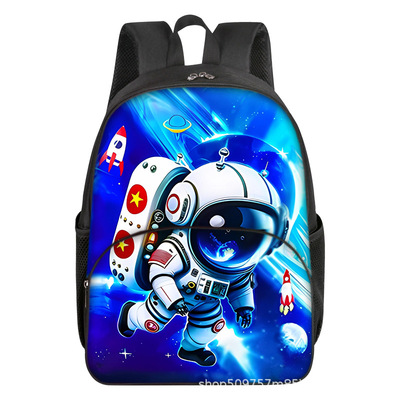 宇航员Astronaut厂家批发 新款16寸圆袋书包小学生背包双肩包DIY