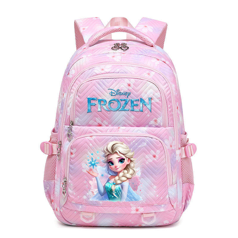 欧美卡通公主印花双肩背包青少年学生背包小学生可爱卡通书包女款