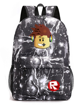 新款定roblox游戏周边男女双肩包旅行包电脑包高中小学生书包潮