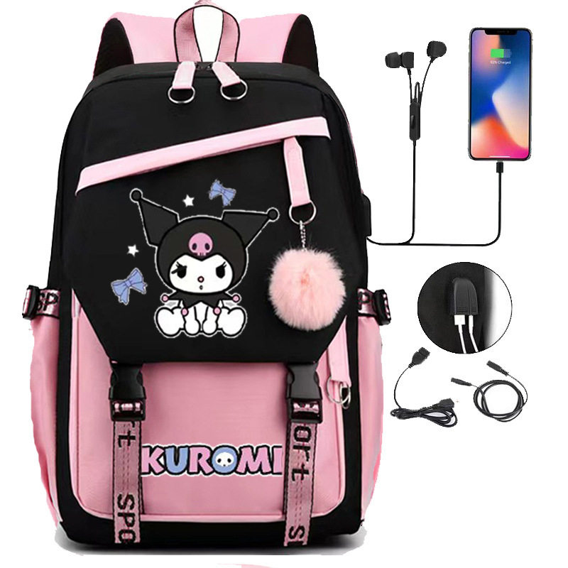 新款男女生中小学双肩背包书包年级JK减负护脊库洛米潮收纳,文具电教/文化用品/商务用品,学生书包,淘宝优惠券,粉丝福利购,淘宝优惠卷