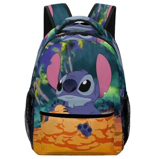 亚马逊Stitch史迪奇背包动漫学生书包3D数码全印双肩包电脑包潮流