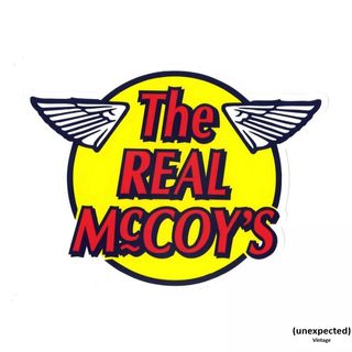 日本THE REAL MCCOY复古车贴改装贴纸车身机车踏板组电动摩托车改