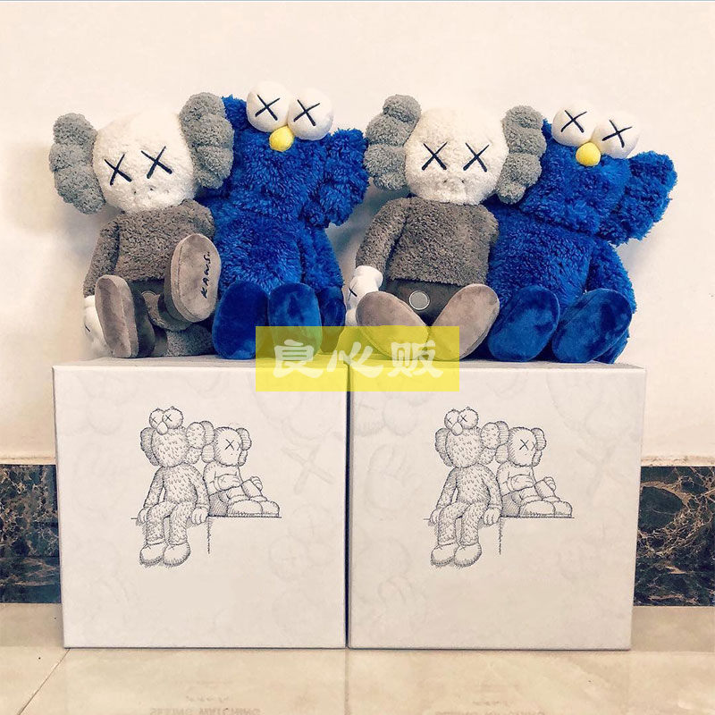 mand kaws bff芝麻街长沙ifs限定可爱毛绒公仔玩具玩偶大号娃娃-封面