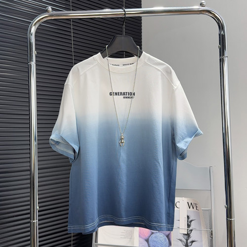 布芮欧童装男女童渐变短袖T恤