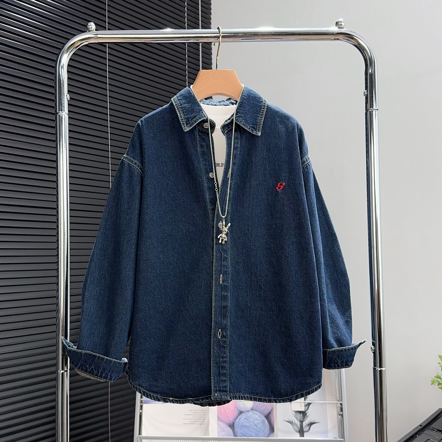 大E小e童装男童牛仔衬衫