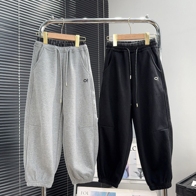 大E小e童装男童加绒休闲裤