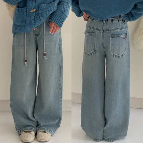 天依角童装男女童直筒牛仔裤