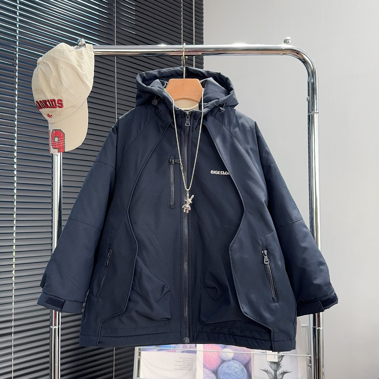 大E小e童装男童夹棉冲锋衣