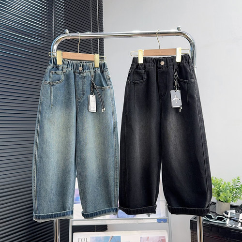 爱木橦童装儿童牛仔裤