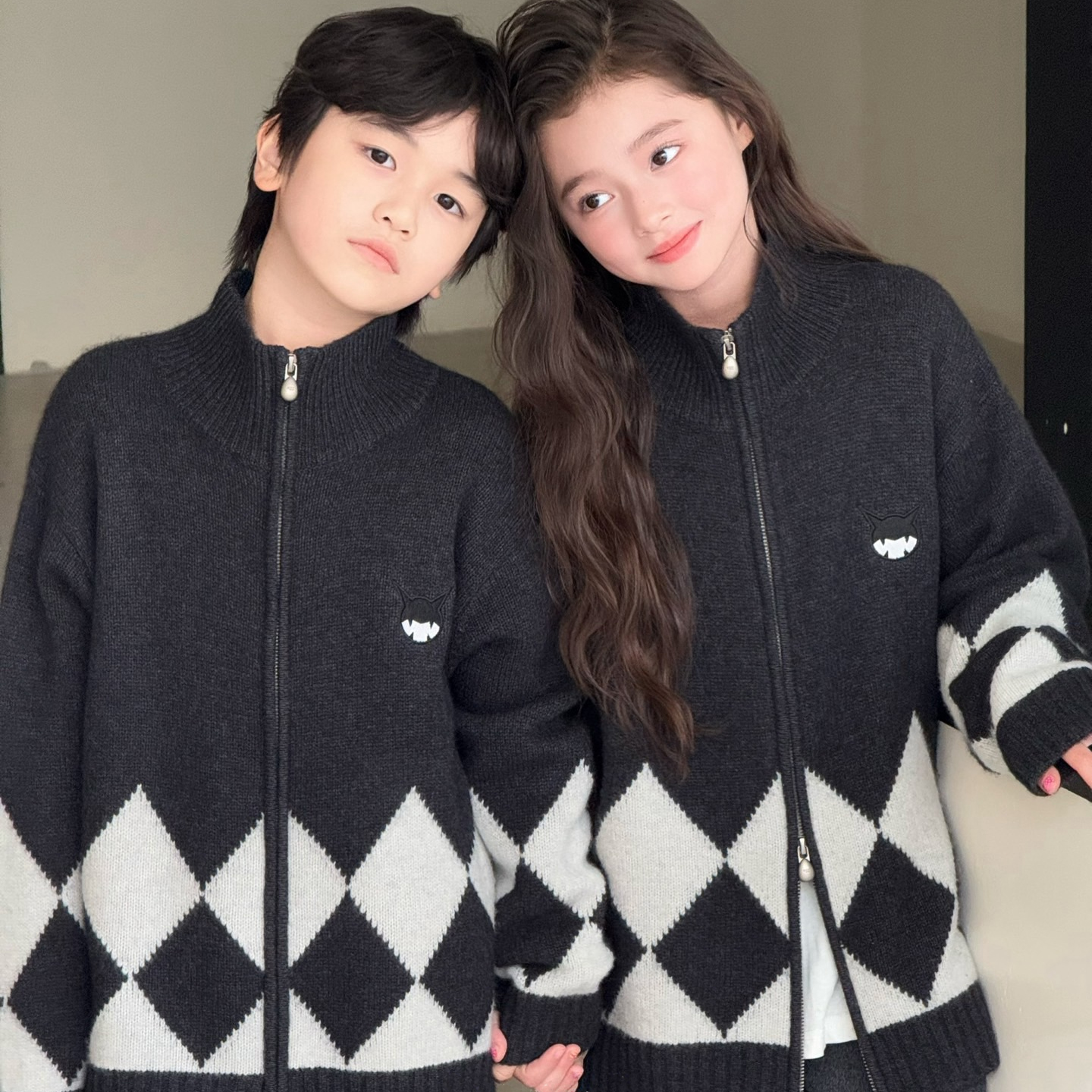 G+童装男女童针织开衫