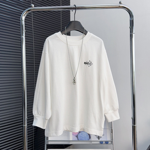 唛池童装男女童纯棉长袖T恤2026春款中大童休闲卫衣韩版儿童上衣