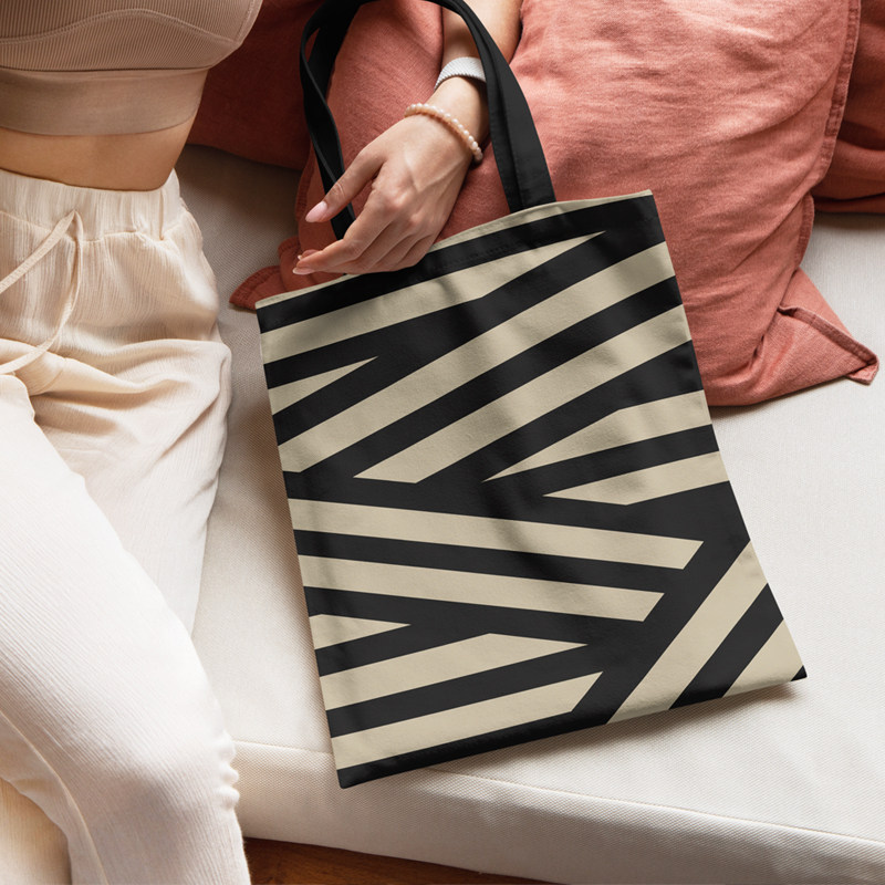 几何交叉线条布包单肩包自习布袋购物袋书包通勤包旅行袋来图定,收纳整理,购物袋/环保袋/帆布袋,淘宝优惠券,粉丝福利购,淘宝优惠卷