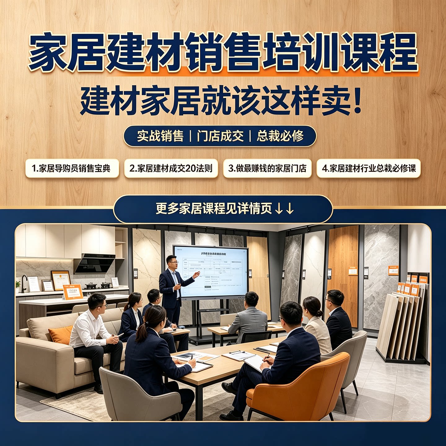 家居建材门店销售技巧培训课程