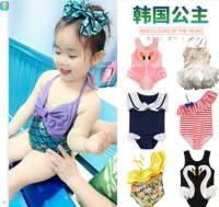 Đồ bơi cho trẻ em gái Cô gái Hàn Quốc Hot Spring Đồ bơi Em bé Xiêm Bikini Chia công chúa Váy - Bộ đồ bơi của Kid quần bơi trẻ em