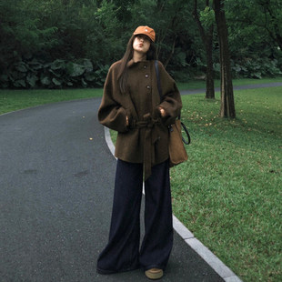 羽绒内胆呢子大衣女羽绒服2025冬季新款毛呢外套小个子巨好看加厚