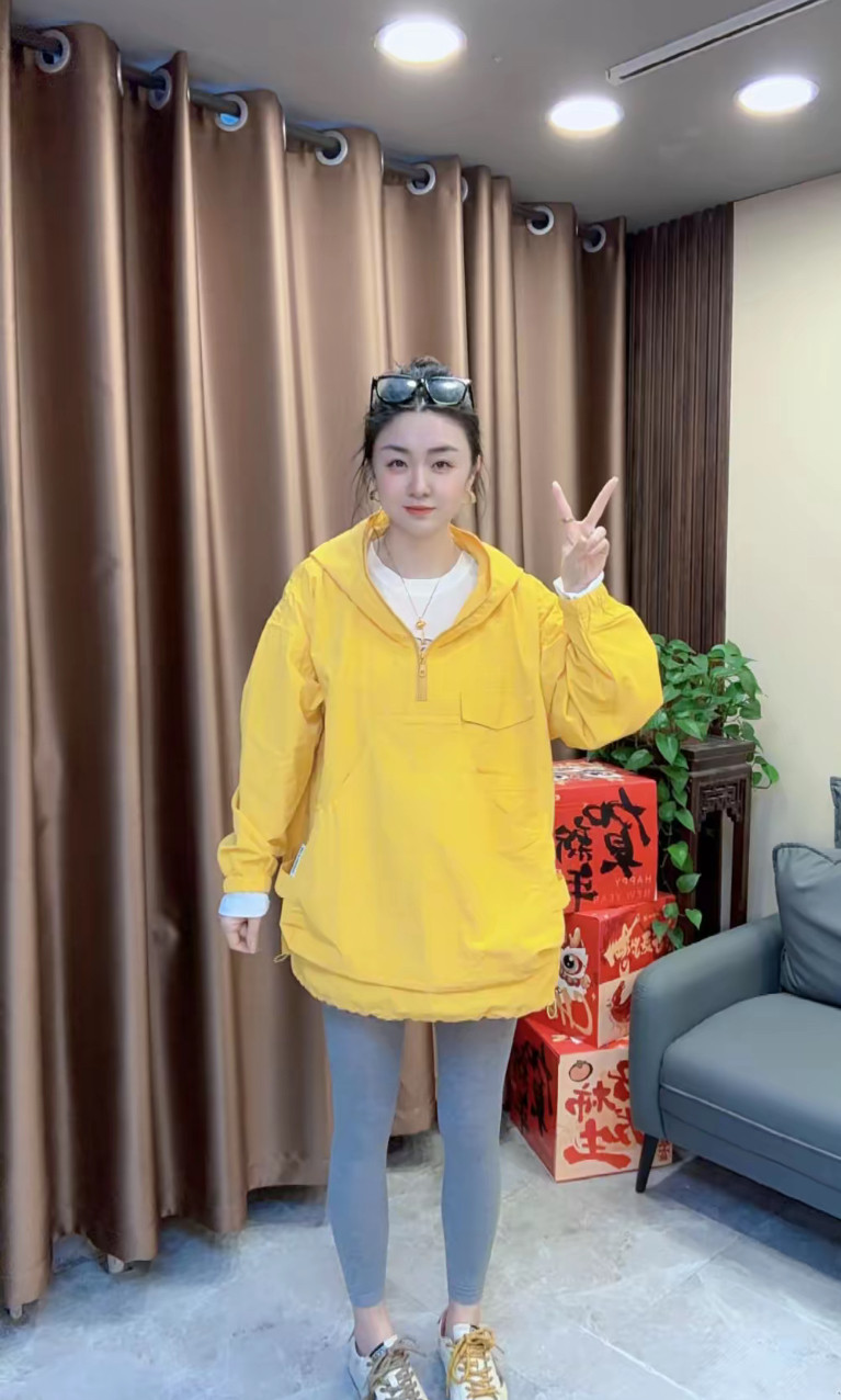 韩系慵懒风连帽宽松外套女2026春夏薄外套遮肉显瘦百搭休闲上衣潮