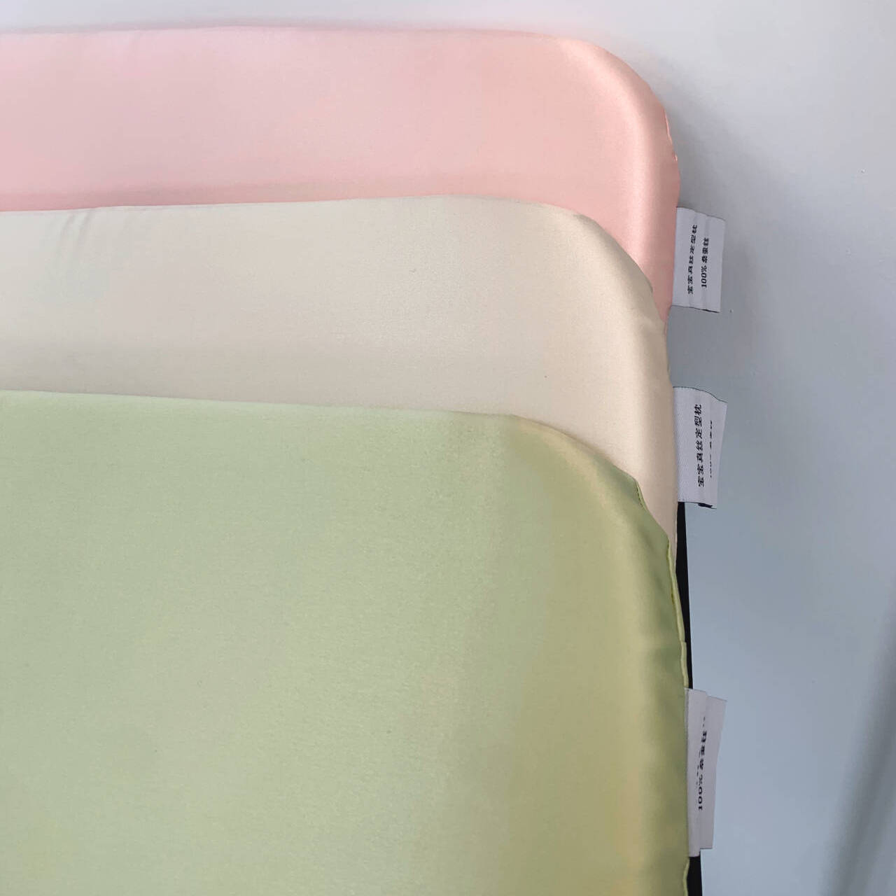 婴幼儿童款100%双面桑蚕丝宝宝真丝午睡定型枕含枕芯透气柔软低枕