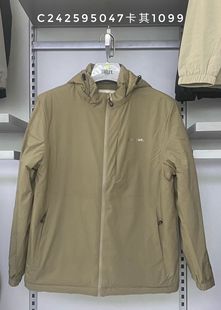 肯拓普242595047户外2025秋冬轻量化活帽棉夹克防泼水热特姆外套