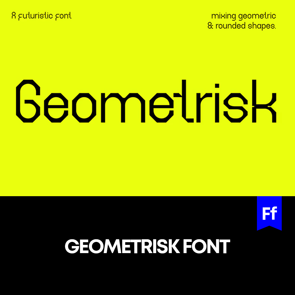 Geometrisk 潮流故障机械像素化英文字体品牌logo标识字体安装mac 商务/设计服务 设计素材/源文件 原图主图