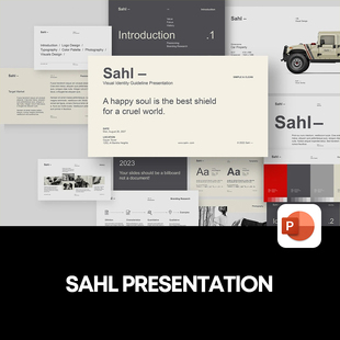 简洁优雅企业公司logo品牌形象设计介绍文案幻灯片排版式ppt模版