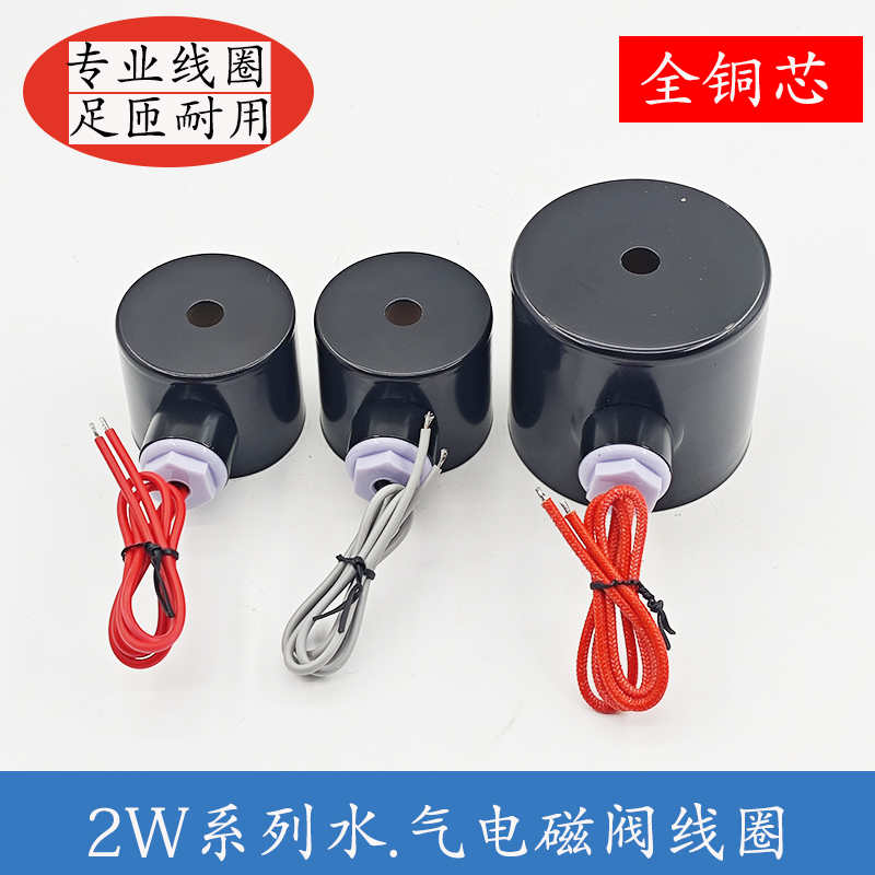 电磁阀控制阀2W-160-15 2W-200-20 2W-250-25水阀系列全铜线圈220-封面