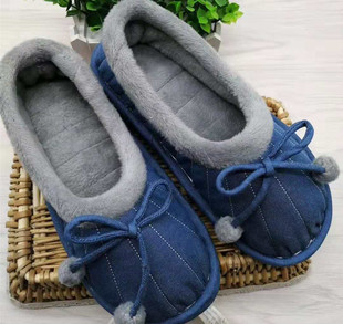 新品雅格手工布艺牛筋底品牌家居拖鞋防滑保暖绒布鞋可外穿　包邮