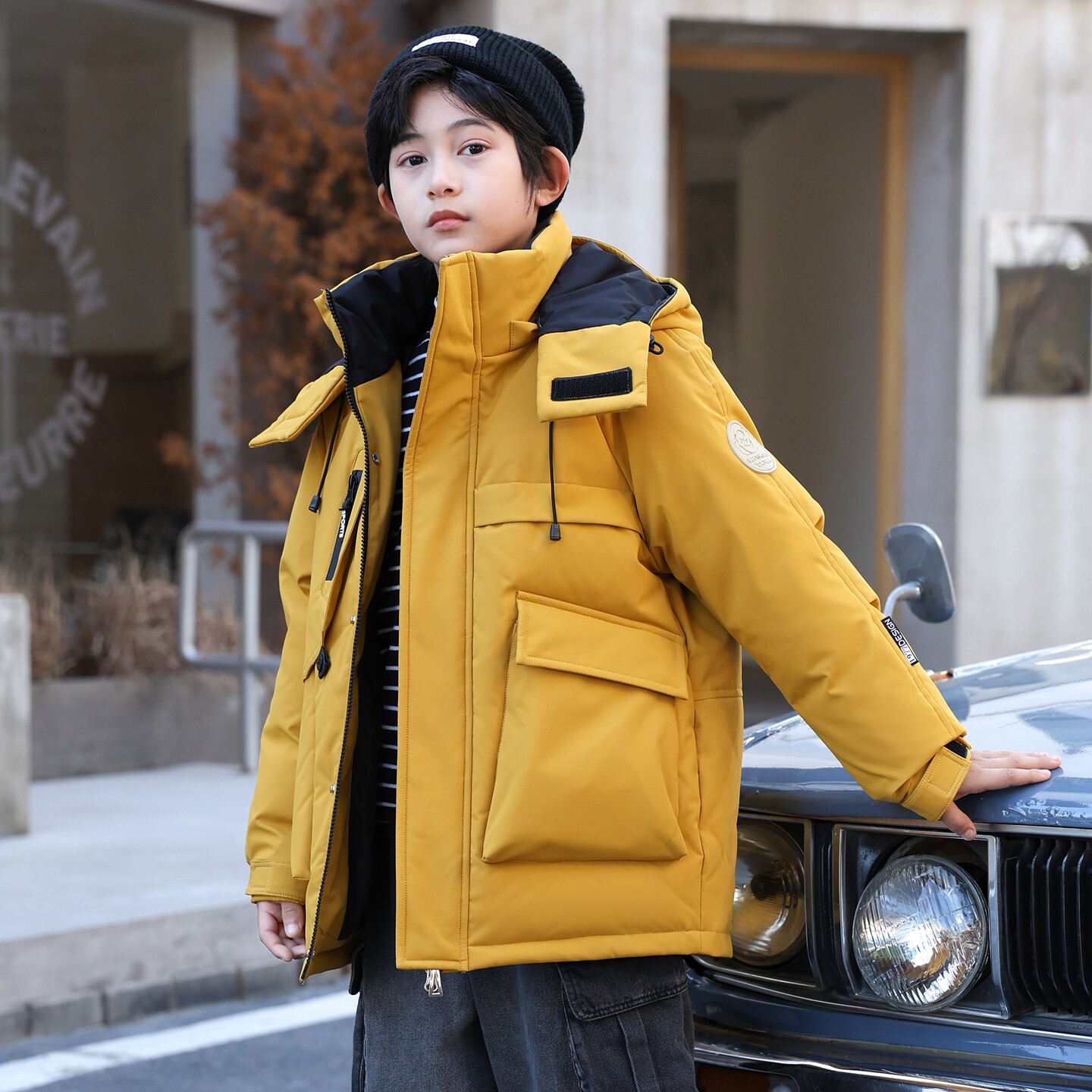 童小鸭儿童羽绒服男童中长款2025新款中大童男孩韩版加厚工装外套,童装/婴儿装/亲子装,羽绒服,淘宝优惠券,粉丝福利购,淘宝优惠卷