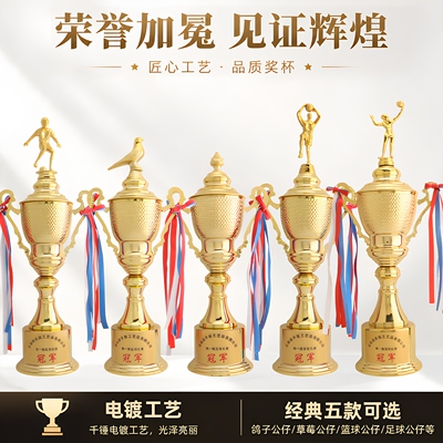 定制大奖杯比赛荣誉纪念足球篮球