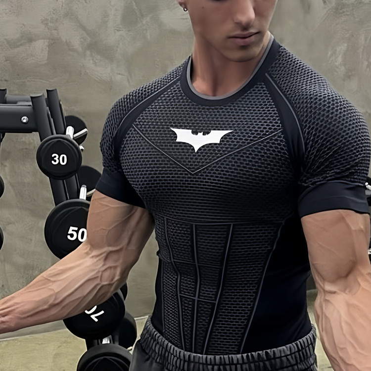 YOUNGLA健身速干短袖男