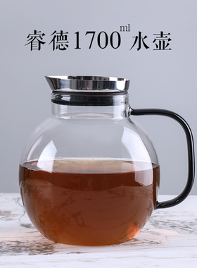 英国ORTOR冷水壶玻璃水壶耐高温家用凉开水杯泡茶壶大容量凉水壶