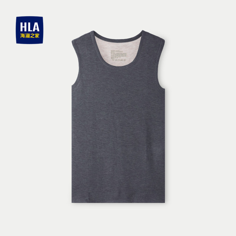 HLA/海澜之家含羊绒加厚贴片内衣背心男经典无袖保暖套头汗衫男,男装,背心,淘宝优惠券,粉丝福利购,淘宝优惠卷