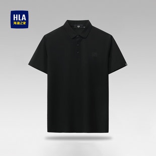 海澜之家男士 polo衫 HLA 短袖 宽松上衣男 新款 翻领T恤中年爸爸半袖