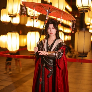 花城cos服衍生服装血雨探花千面汉服cos花城cos花城cos服花城假发