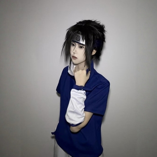 少年佐助cos宇智波佐助cos佐助cos服少年佐助cos服佐助cos假发