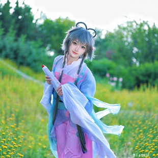 黄梅戏天仙配cos服洛天依汉服洛天依cos服洛天依cos洛天依cos假发