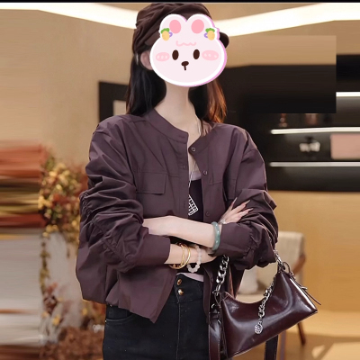 韩版洋气短款外套女2025春新款