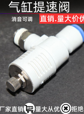 ASV410-02/03-10 ASF310F/510F 气缸提速阀消声节流排气阀