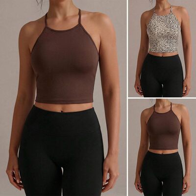 New women sexy gallus waistcoat leopard print boob tube tops