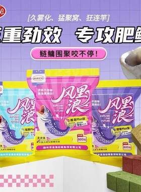 追渔姑娘风里浪方块饵料鲢鳙打窝料爆炸钩抛竿野钓专用方块鱼饵
