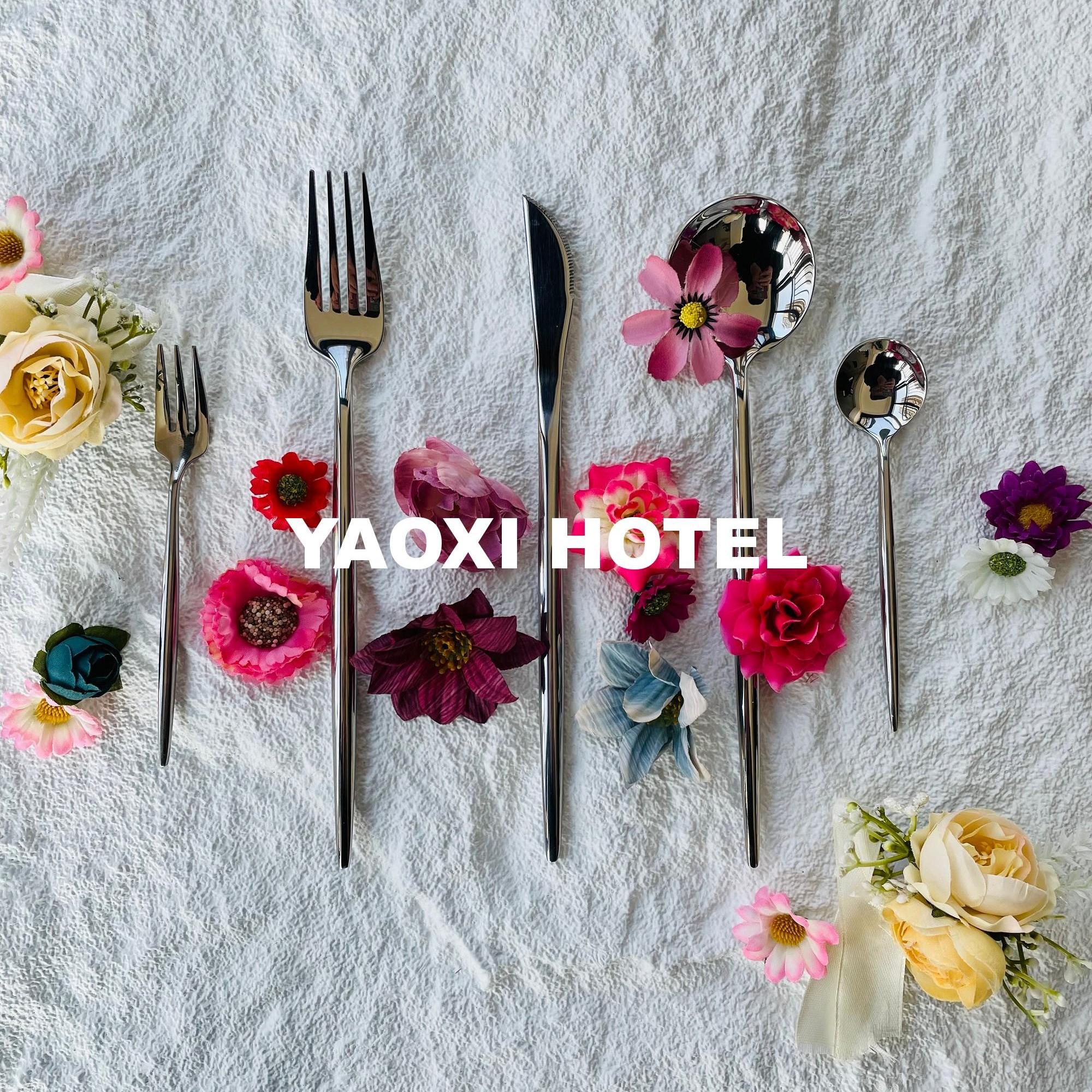 【葡国C家】西餐刀叉勺设计师款实心304高颜值餐具甜品勺子水果叉