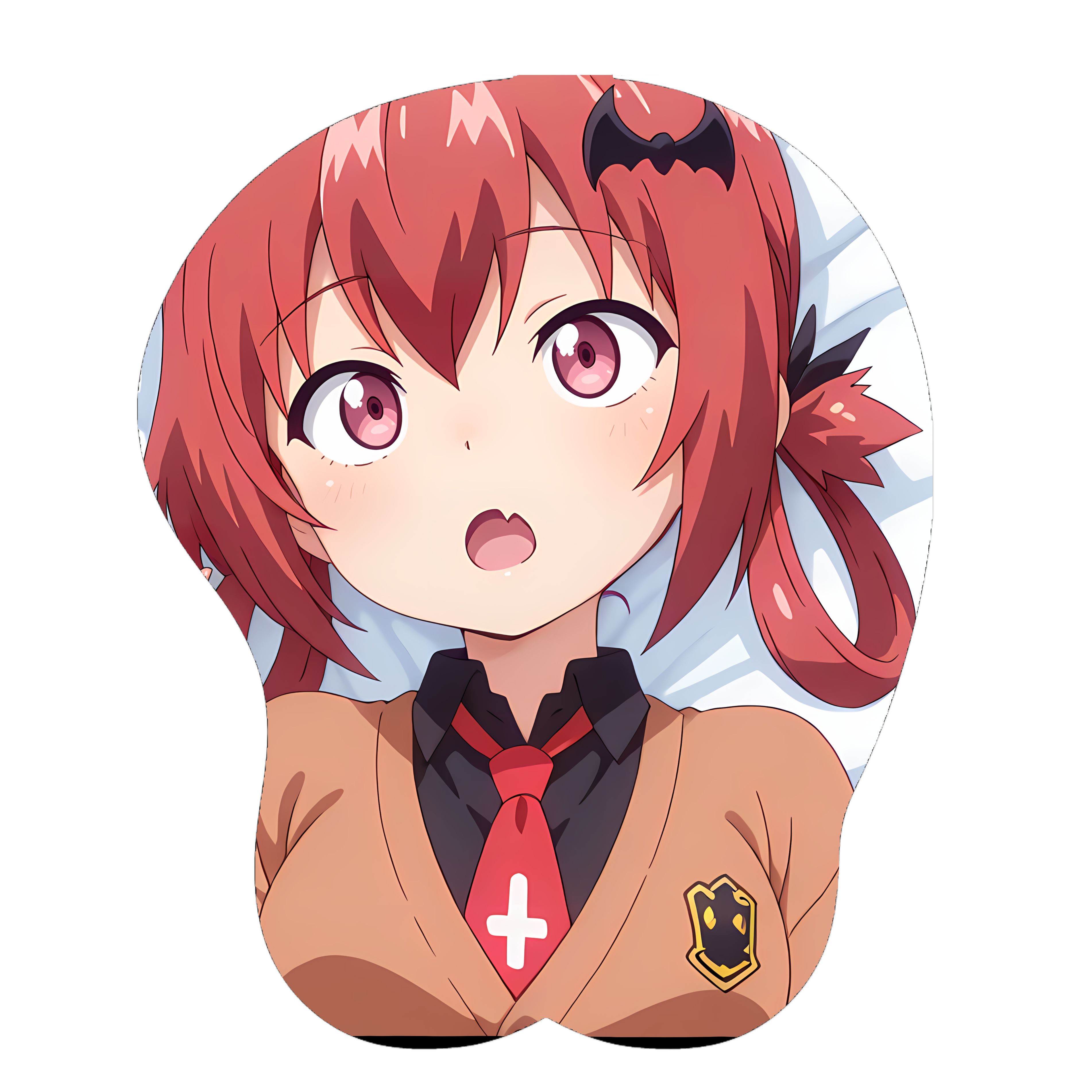 原创3d胸部立体硅胶鼠标垫定制珈百璃的堕落 萨塔妮亚二次元游戏