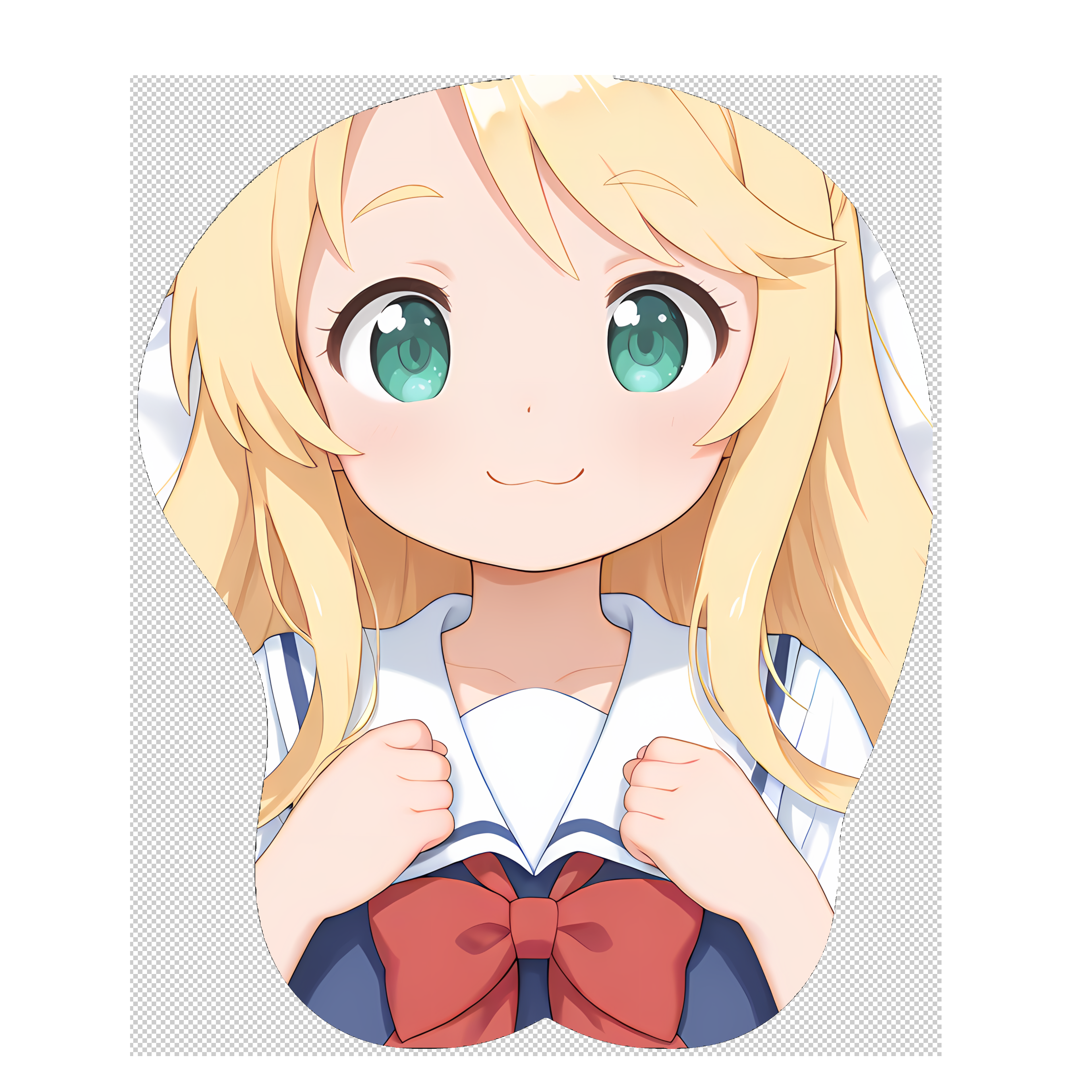 原创-3d胸部立体硅胶鼠标垫定制天使降临到了我的身边 姬坂乃爱